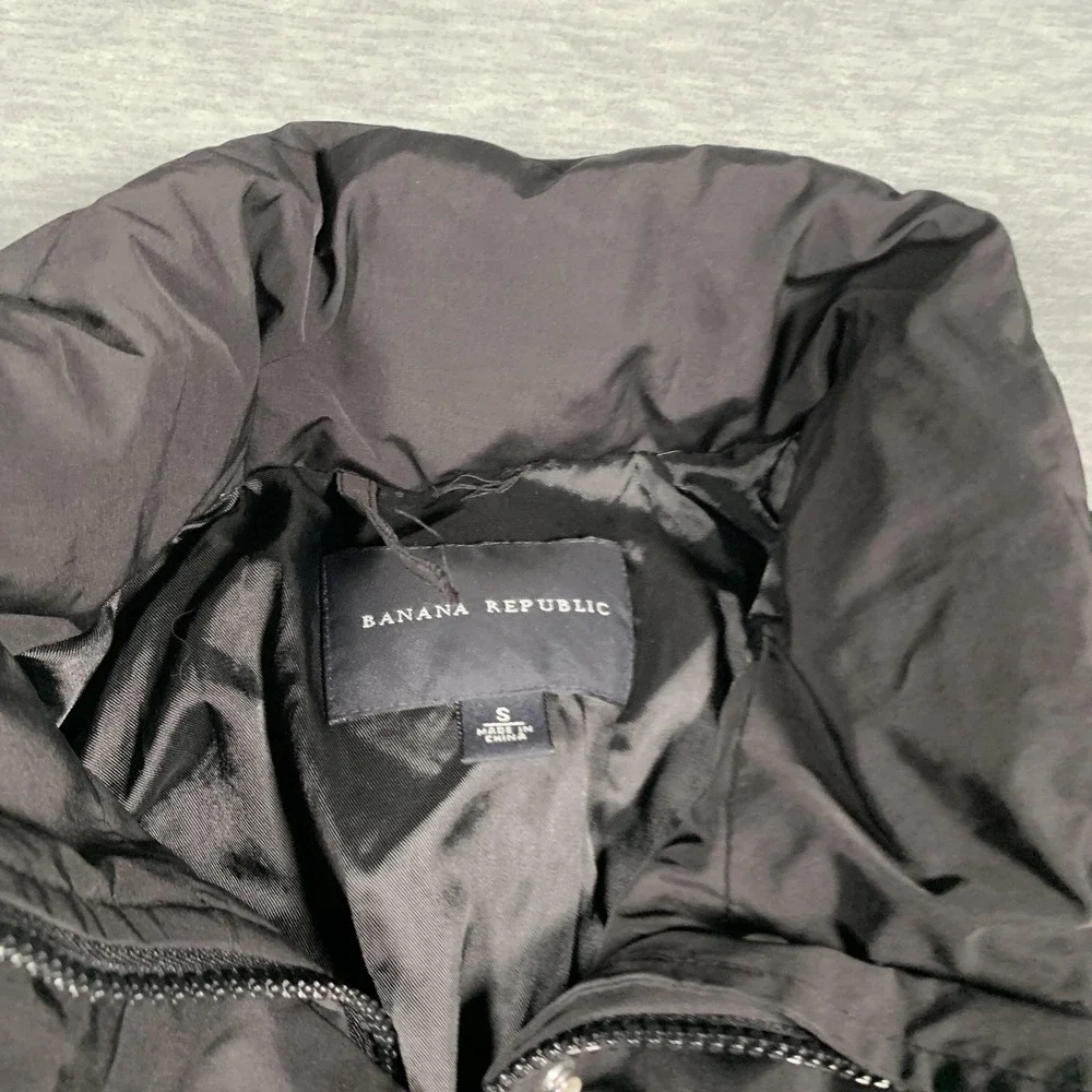Banana Republic Jacket‎ Mens Small Down Puffer Parka Coat Winter Warm Hooded